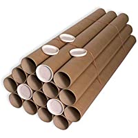 Pack 16 unidades Tubo cartón 76 x 1000 mm. Marrón. Cartón Compacto. Medidas 76mm diámetro int. x 1000mm largo. Incluye…